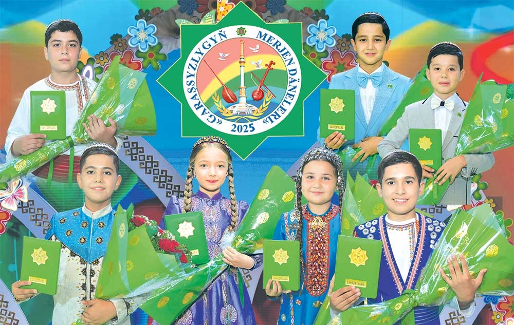 Çagalaryň ýürek owazlary — bagtyýarlyk mukamy