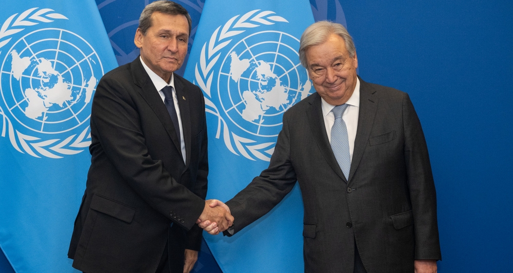 The Minister of Foreign Affairs of Turkmenistan held a meeting with the UN Secretary General