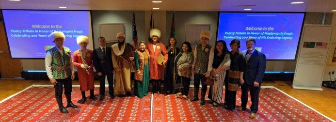 ABŞ-da Magtymguly Pyragynyň doglan gününiň 300 ýyllygy ýokary derejede bellenip geçildi 