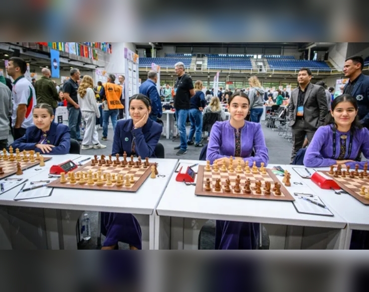 Туркменская сборная по шахматам лидирует на Всемирной Олимпиаде