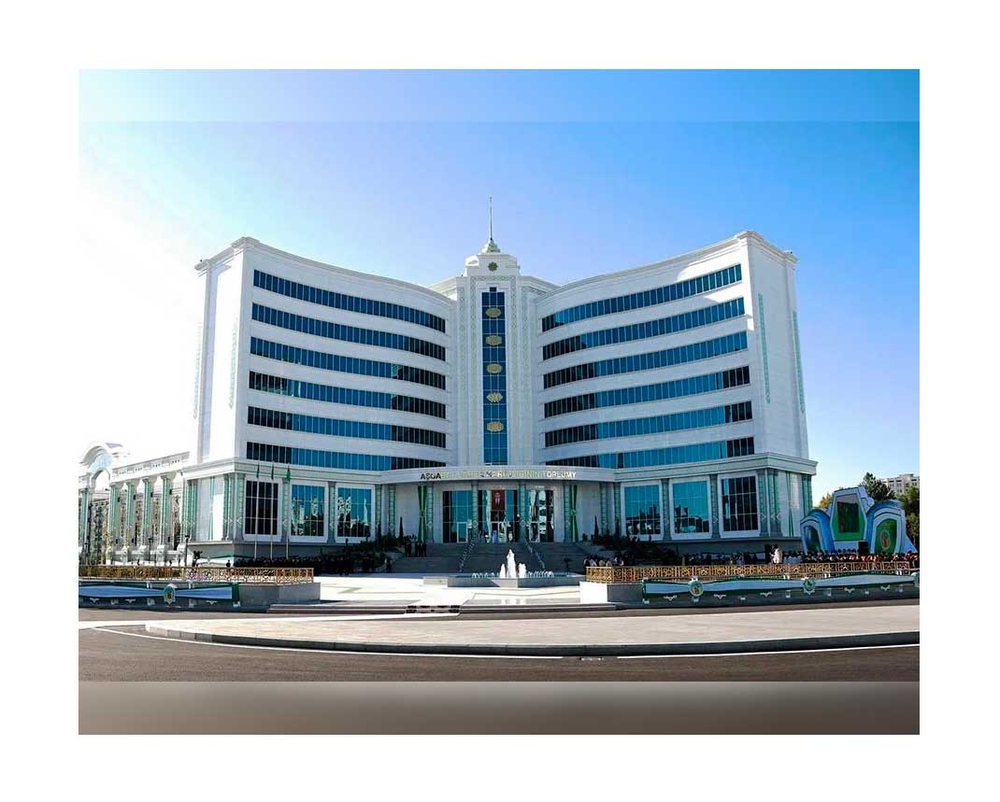 The new complex of the Ashgabat hakimlik has a city video surveillance center