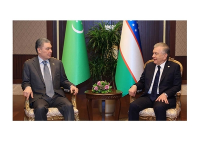 The National Leader of the Turkmen people held talks with the President of the Republic of Uzbekistan