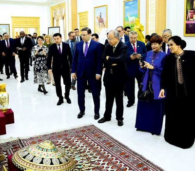 Arkadag şäherinde ÝUNESKO-nyň şahadatnamasyny gowşurmak dabarasy boldy