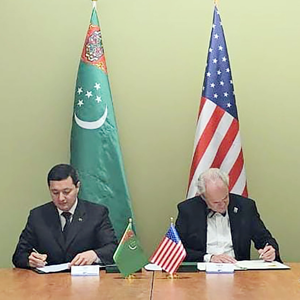 Turkmen Universities cooperate with US University