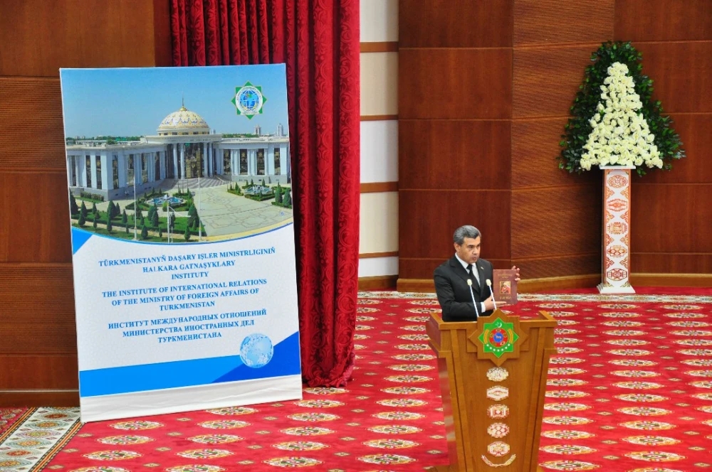 The President of the Republic of Armenia Made a Speech at the Institute of International Relations of the Ministry of Foreign Affairs of Turkmenistan