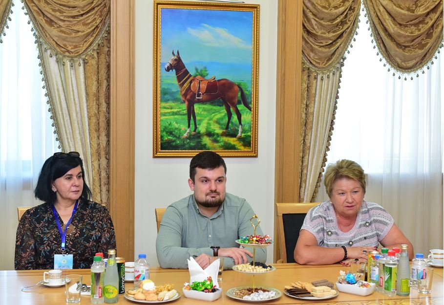 Halkara ylmy maslahatyň çäginde geçirilen duşuşyk