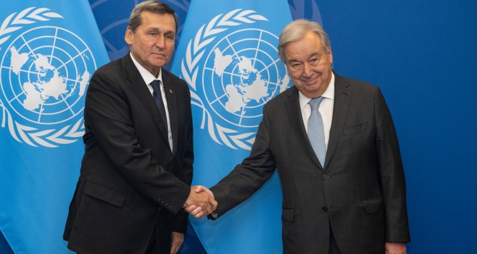 António Guterres highly appreciates Turkmenistan's policy of Permanent Neutrality