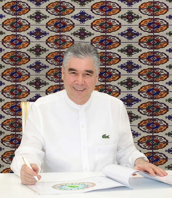 TÜRKMENISTANYŇ PREZIDENTI HORMATLY SERDAR BERDIMUHAMEDOWA