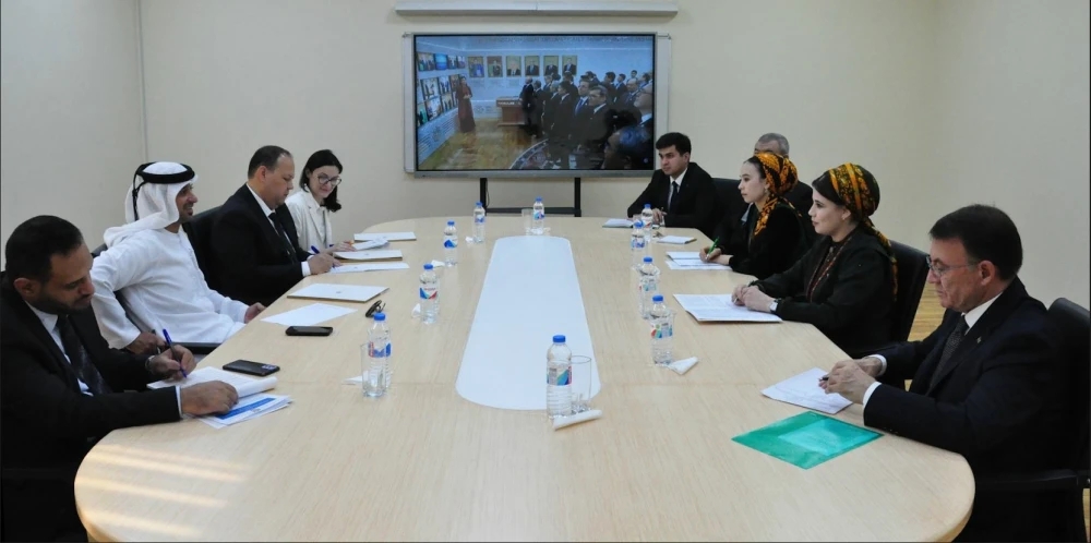 The meeting dedicated to the cooperation between Turkmenistan and the United Arab Emirates