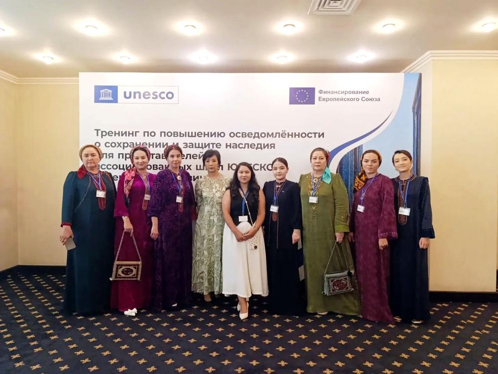 Teachers from Turkmenistan took part in UNESCO regional training on cultural heritage education