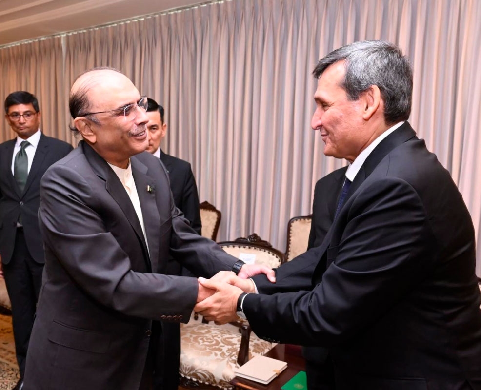 Meeting of the delegation of Turkmenistan with the President of the Islamic Republic of Pakistan