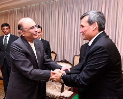 Meeting of the delegation of Turkmenistan with the President of the Islamic Republic of Pakistan