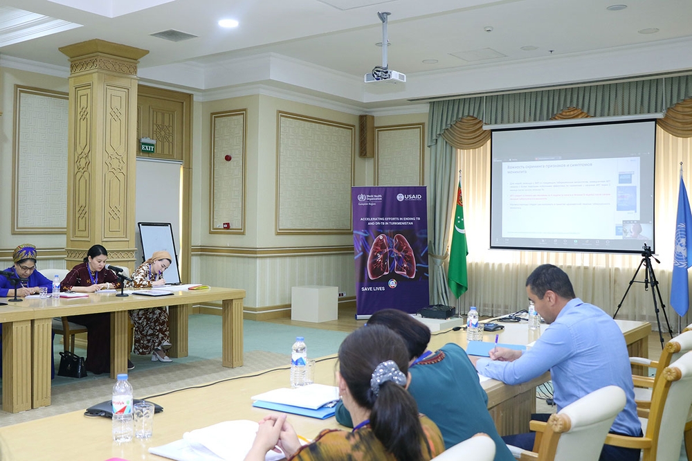 International training course on tuberculosis treatment increases potential of specialists of the Ministry of Health of Turkmenistan