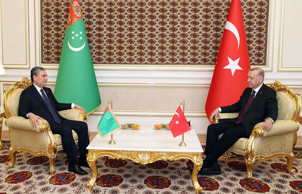 The President of the Republic of Turkey congratulated the National Leader of the Turkmen people on his birthday