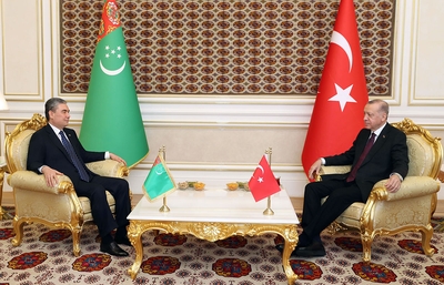 The President of the Republic of Turkey congratulated the National Leader of the Turkmen people on his birthday