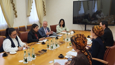 Meeting at the Ministry of Education of Turkmenistan with Representatives of the Asian Development Bank
