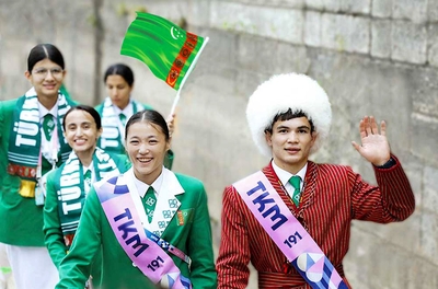 Turkmen Athletes Participate in the Opening Ceremony of the 2024 Olympics in Paris