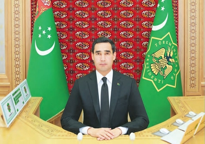 Türkmenistanyň Prezidenti Serdar Berdimuhamedowyň Türkmenistanyň maýa goýum forumynda, ýurdumyzyň ykdysadyýetine ýokary tehnologiýalary we innowasiýalary çekmek boýunça halkara maslahatda hem-de ugurdaş sergilerde sanly ulgam arkaly eden ÇYKYŞY