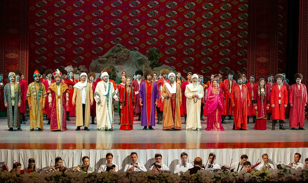 The premiere of the opera «Magtymguly» took place