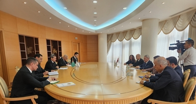 A meeting with the Deputy Minister of Foreign Affairs of the Republic of Iraq was held at the Ministry of Foreign Affairs of Turkmenistan