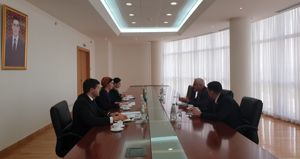 Meeting with the Deputy Head of the ICRC Regional Representation in Central Asia was held at the Ministry of Foreign Affairs of Turkmenistan