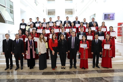 An intellectual competition was held in Turkmenistan in honour of International Women's Day
