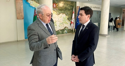 Ambassador of Turkmenistan in Georgia met with the Rector of Sukhumi State University