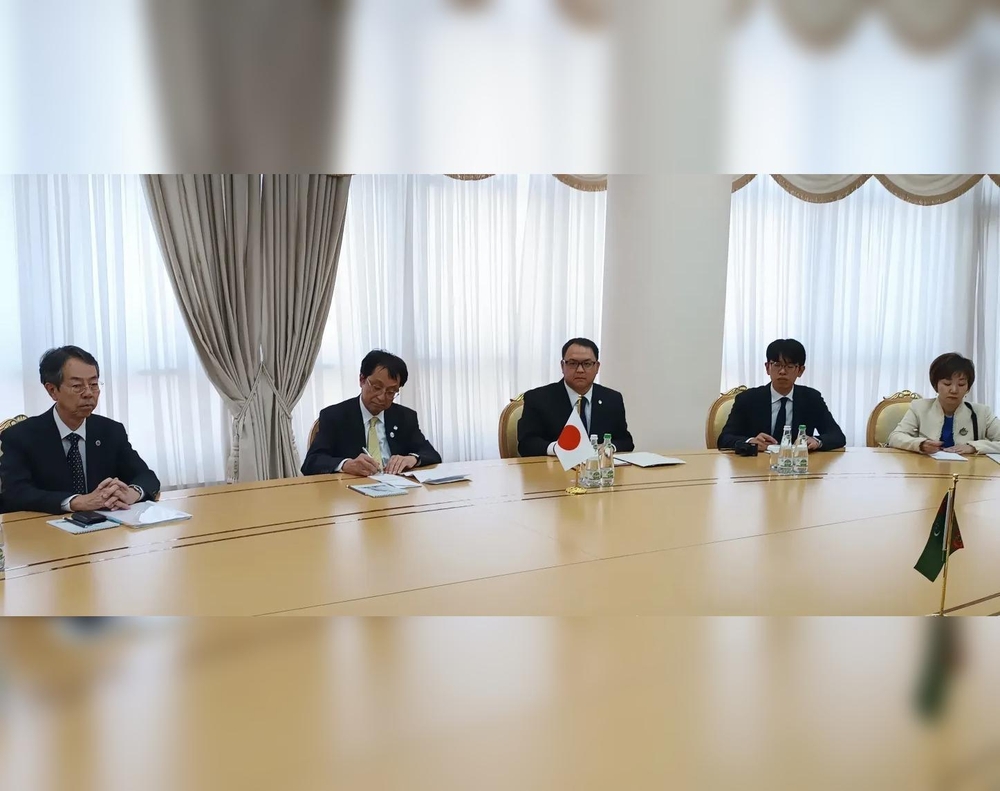 Aşgabatda Sukuba uniwersitetiniň prezidenti kabul edildi