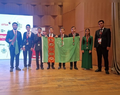 Turkmen schoolchildren became winners of the International Mathematics Olympiad in Albania