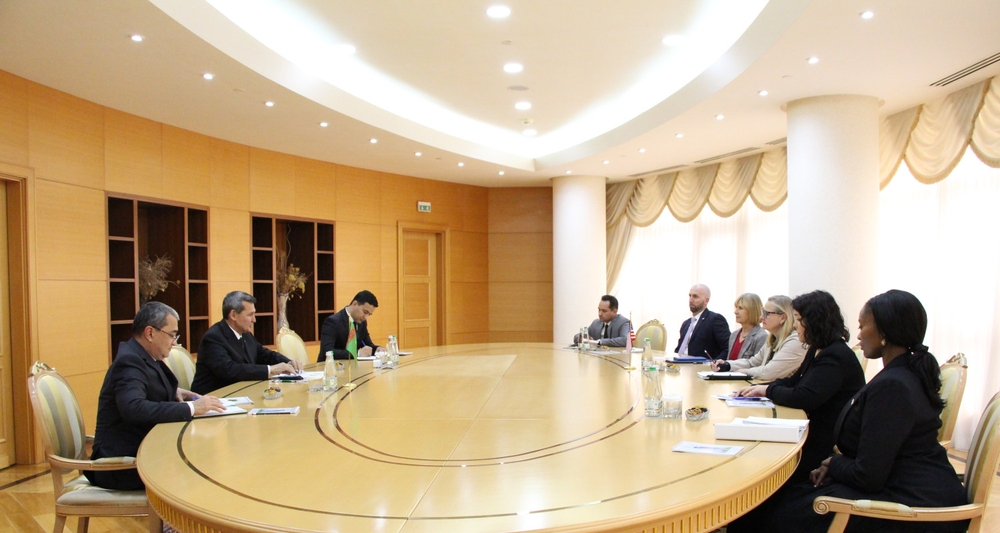 Turkmenistan and the United States exchanged views on various areas of cooperation