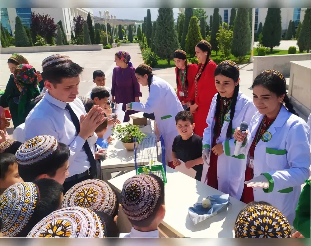 Çagalar üçin ekologiýa çäresi geçirildi