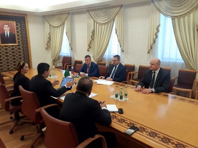 Press Release on the Official Visit of Deputy Minister of Education of the Russian Federation Andrey Korneyev to Turkmenistan for the Meeting of the Co-Chairs of the Turkmen-Russian Intergovernmental Commission on Economic Cooperation