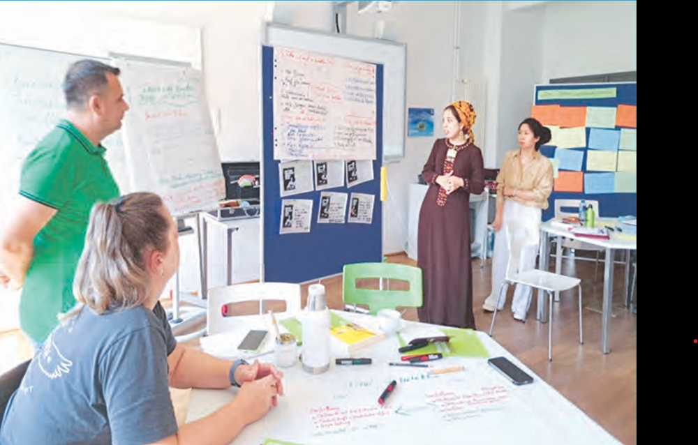 Teacher training sessions were held