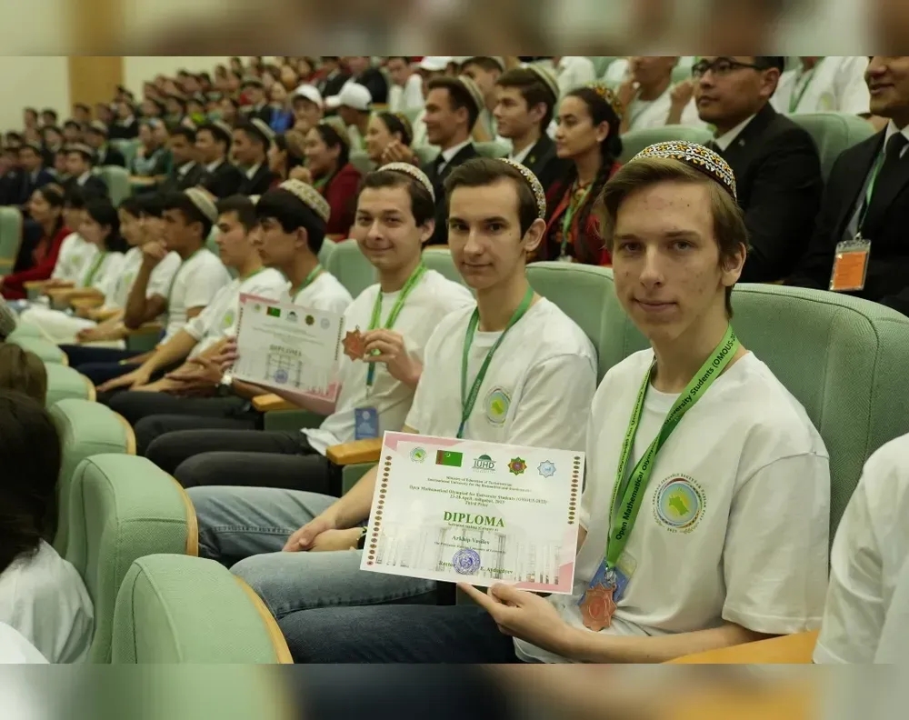 Talyplaryň arasynda geçirilen III açyk halkara matematika olimpiadasynyň (OMOUS — 2023) jemi jemlendi