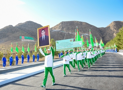 A mass ascent along the Health Path took place with the participation of the President of Turkmenistan