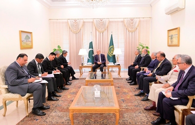 The delegation of Turkmenistan met with the Prime Minister of the Islamic Republic of Pakistan