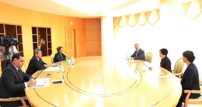 The development of cooperation between Turkmenistan and the International Monetary Fund was discussed