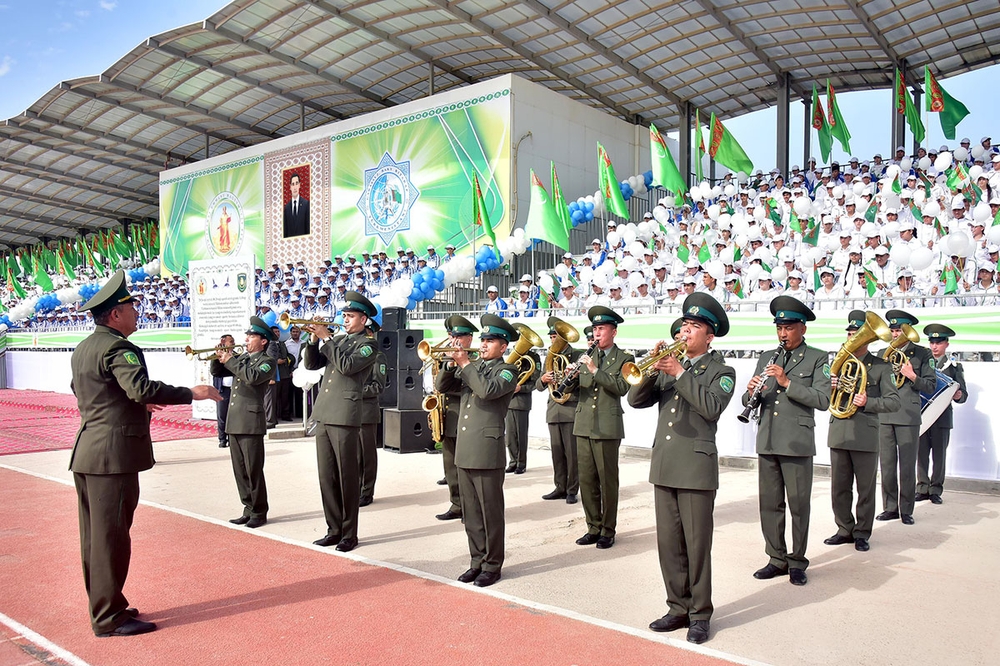 Team competitions of young firefighters were held in Turkmenabat