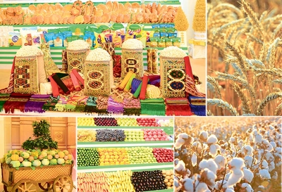 Garaşsyz, hemişelik Bitarap Türkmenistanyň edermen oba zähmetkeşlerine, hasyl ussatlaryna we ähli halkyna