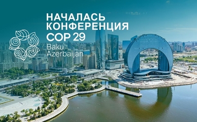The delegation of Turkmenistan takes part in COP29