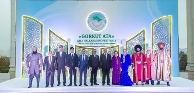 The Gorkut ata International Film Festival has started in Turkmenistan