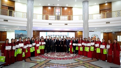 The winners of the  "BOOK MARATHON" were awarded