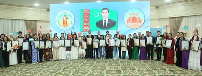 Award Ceremony for Winners as Part of the Visit of Foreign Delegations and Schoolchildren to Turkmenistan