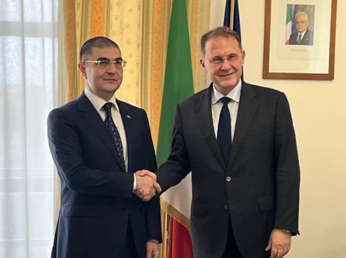 Turkmenistan expands relations with Italy