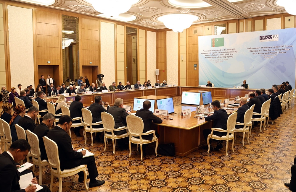 The opening ceremony of the 2nd Ashgabat Conference "Parliamentary Diplomacy in the OSCE Area: Dialogue - a tool for establishing cooperation for a prosperous and peaceful future" took place