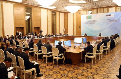 The opening ceremony of the 2nd Ashgabat Conference "Parliamentary Diplomacy in the OSCE Area: Dialogue - a tool for establishing cooperation for a prosperous and peaceful future" took place