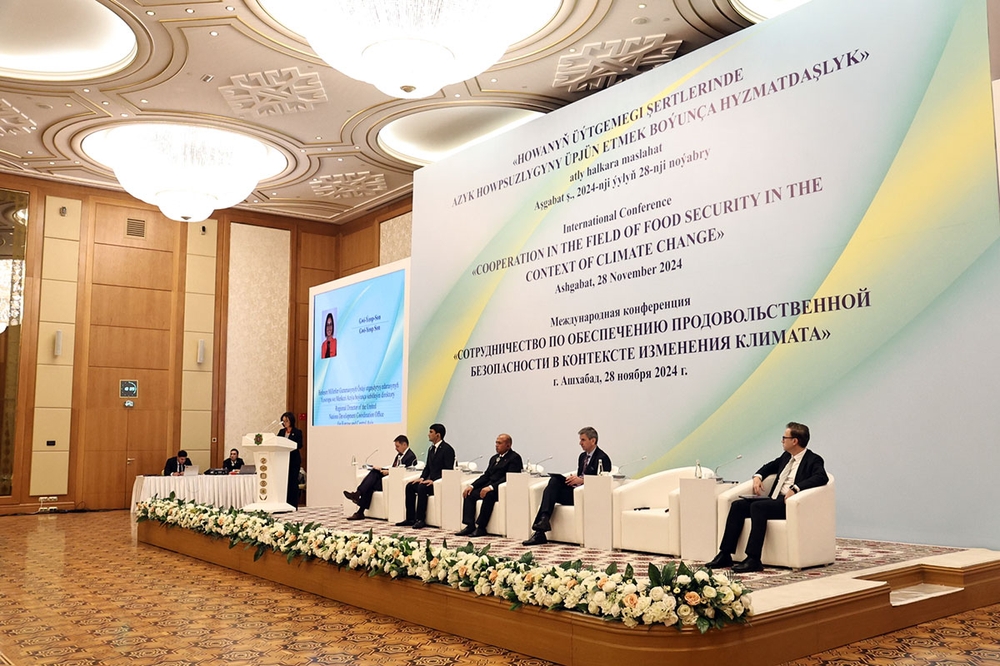 The International Conference "Cooperation on Food Security in the Context of Climate Change" was held in Ashgabat