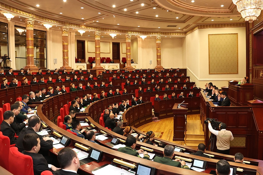 Türkmenistanyň Mejlisiniň ýedinji çagyrylyşynyň ýedinji maslahaty geçirildi