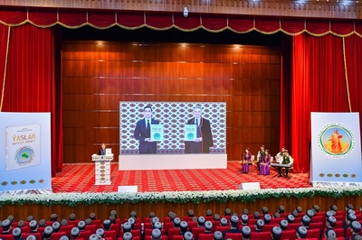 A presentation ceremony of the book «Youth is the support of the Motherland» by the President of Turkmenistan Serdar Berdimuhamedov was held.