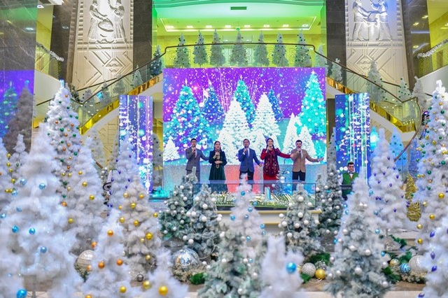A musical festive ceremony on the occasion of the New Year was held at the Yagshygeldi Kakayev International oil and gas university